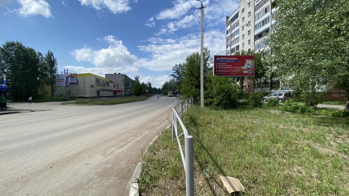 Краснокамск, Энтузиастов, 18, билборд (щит 3х6) Сторона A