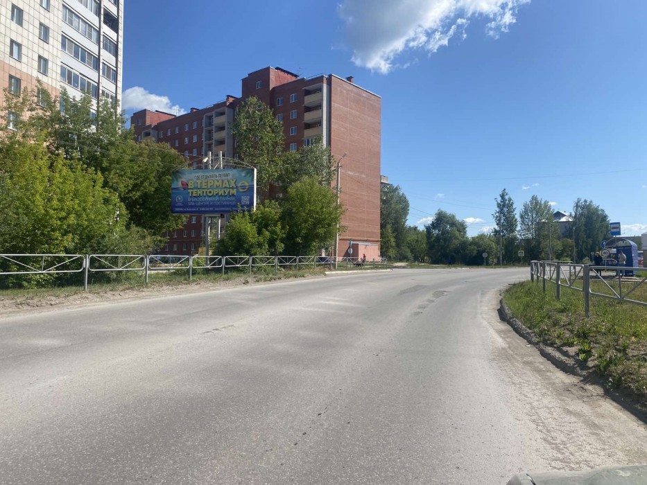 Краснокамск, Энтузиастов, 18, билборд (щит 3х6) Сторона B