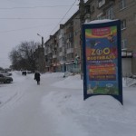 Наружная реклама на пилларах в г.Березники, Пермскйи край
